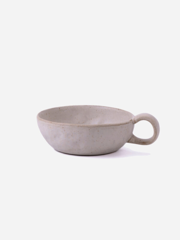 Ceramic Soup Mug - Grey