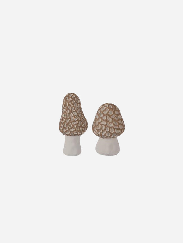 Decorative Ceramic Mushroom - Set of 2