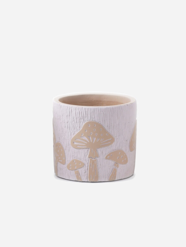 Whimsical Mushroom Ceramic Planter