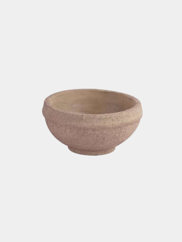 Concrete Mache Bowl - Natural Sand