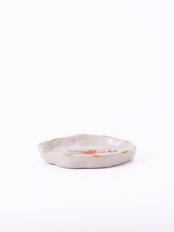 Hand-painted Plate - Lobster - 5.2" - Image 2